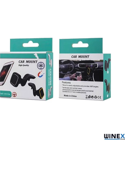 Manyetik Araç Içi 360 Mıknatıslı Telefon Tutucu